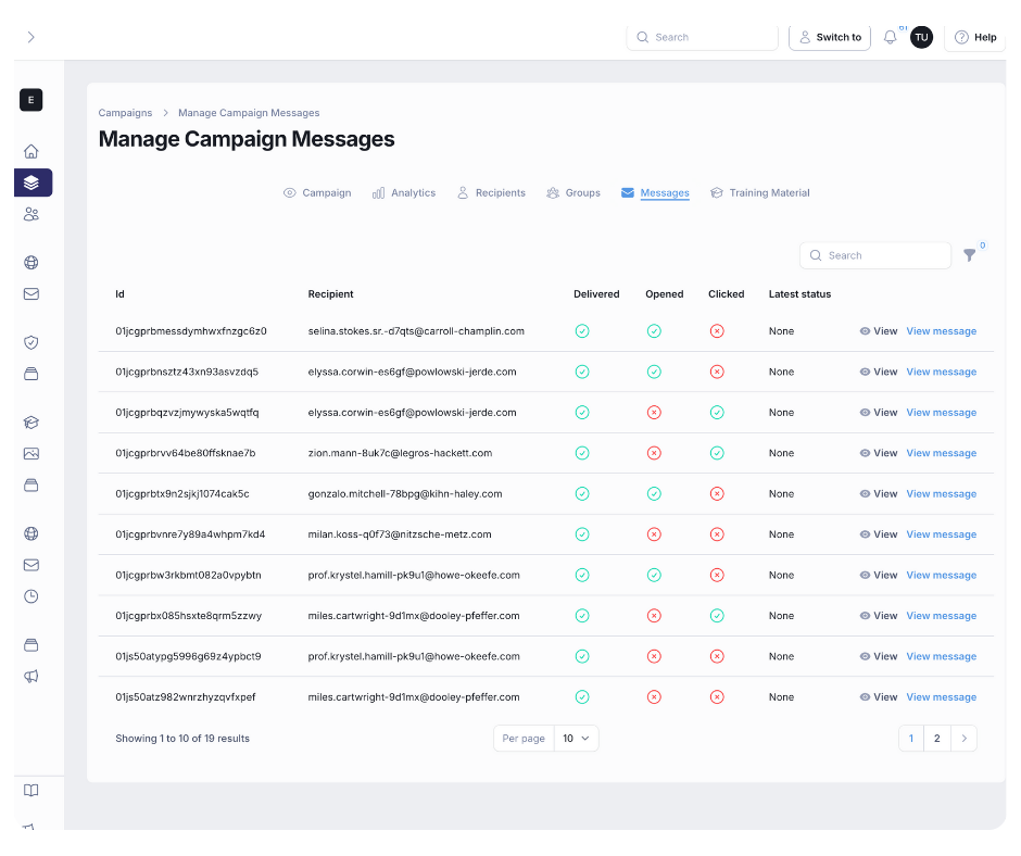 Behavior-Based Reporting