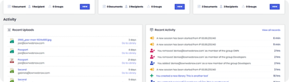 Securely send forms, insurance documents, and results.